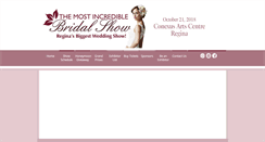 Desktop Screenshot of mostincrediblebridalshow.com